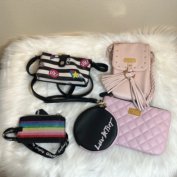 Handbags - Bundle of Purses Justice Luv Betsey by Betsey Johnson